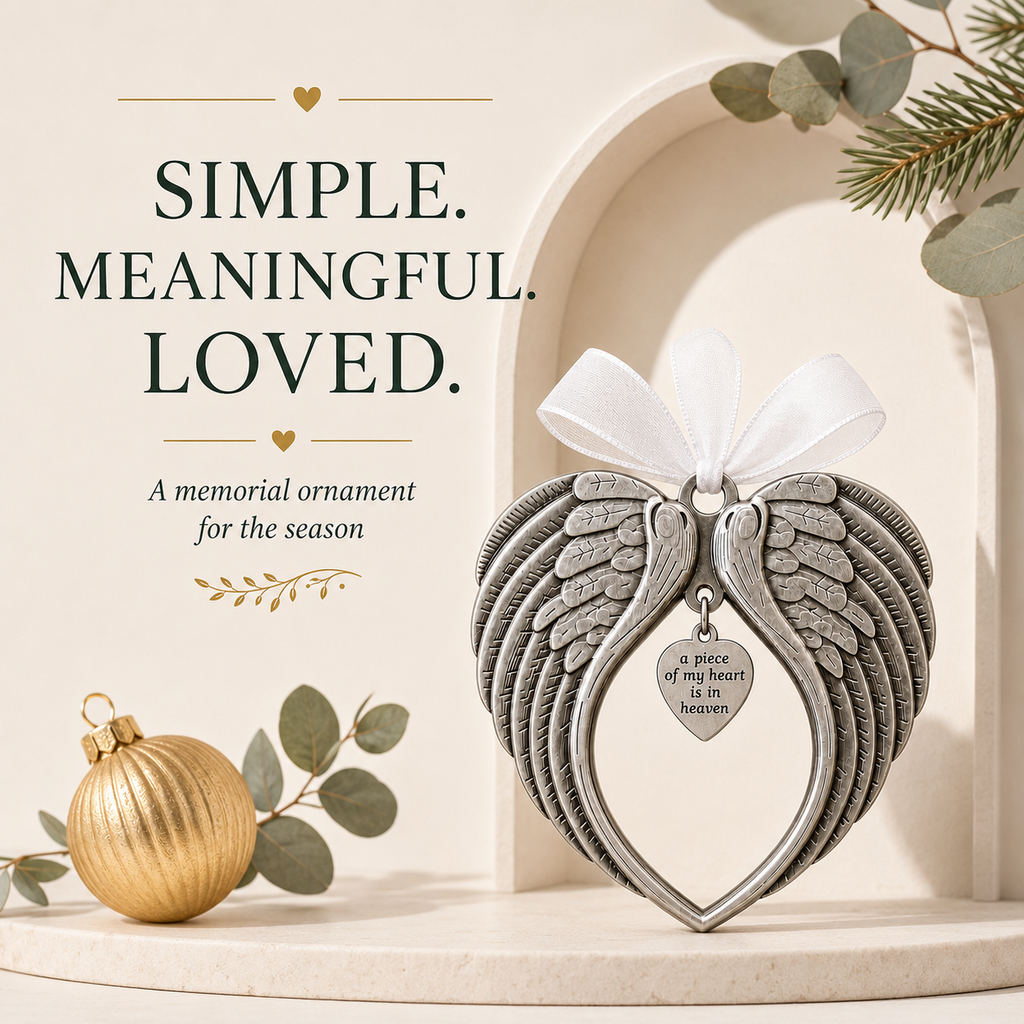 Angel Wings Memorial Ornament