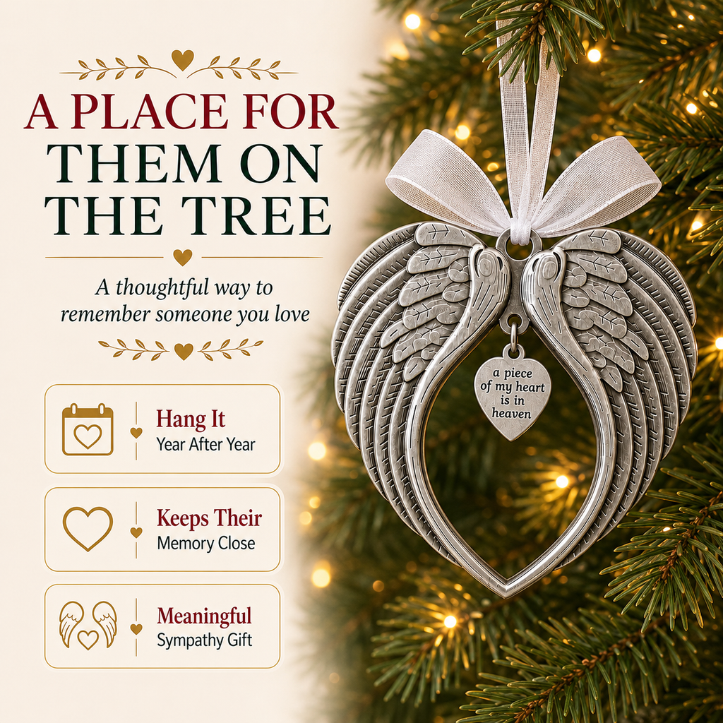 Angel Wings Memorial Ornament