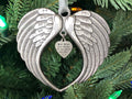 Christmas Ornaments Angel Wings "Your Wings Were Ready My Heart Was Not" Memorial Ornament Gift - Now with Complimentary Free Shipping | Holiday Gift | Keepsake – Christmas Ornament by K9King