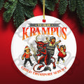 Handmade KRAMPUS Ceramic Christmas Tree Ornament - Ye Ol' Krampus Child Transport Service - Make Everyone Scream in Terror this Christmas | Christmas Ornament | Holiday Gift | Keepsake – Christmas Ornament by K9King