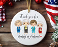 Golden Girls Christmas Ornament – “Thank You for Being a Friend” | Handmade Best Friend Gift for Women | Free Shipping | Holiday Gift | Keepsake – Christmas Ornament by K9King