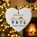 Golden Girl Friendship Christmas Ornament | Thank You for Being A Friend, Christmas Tree Decoration, Celebrate Your Cherished Friend (Heart) | Holiday Gift | Keepsake – Christmas Ornament by K9King